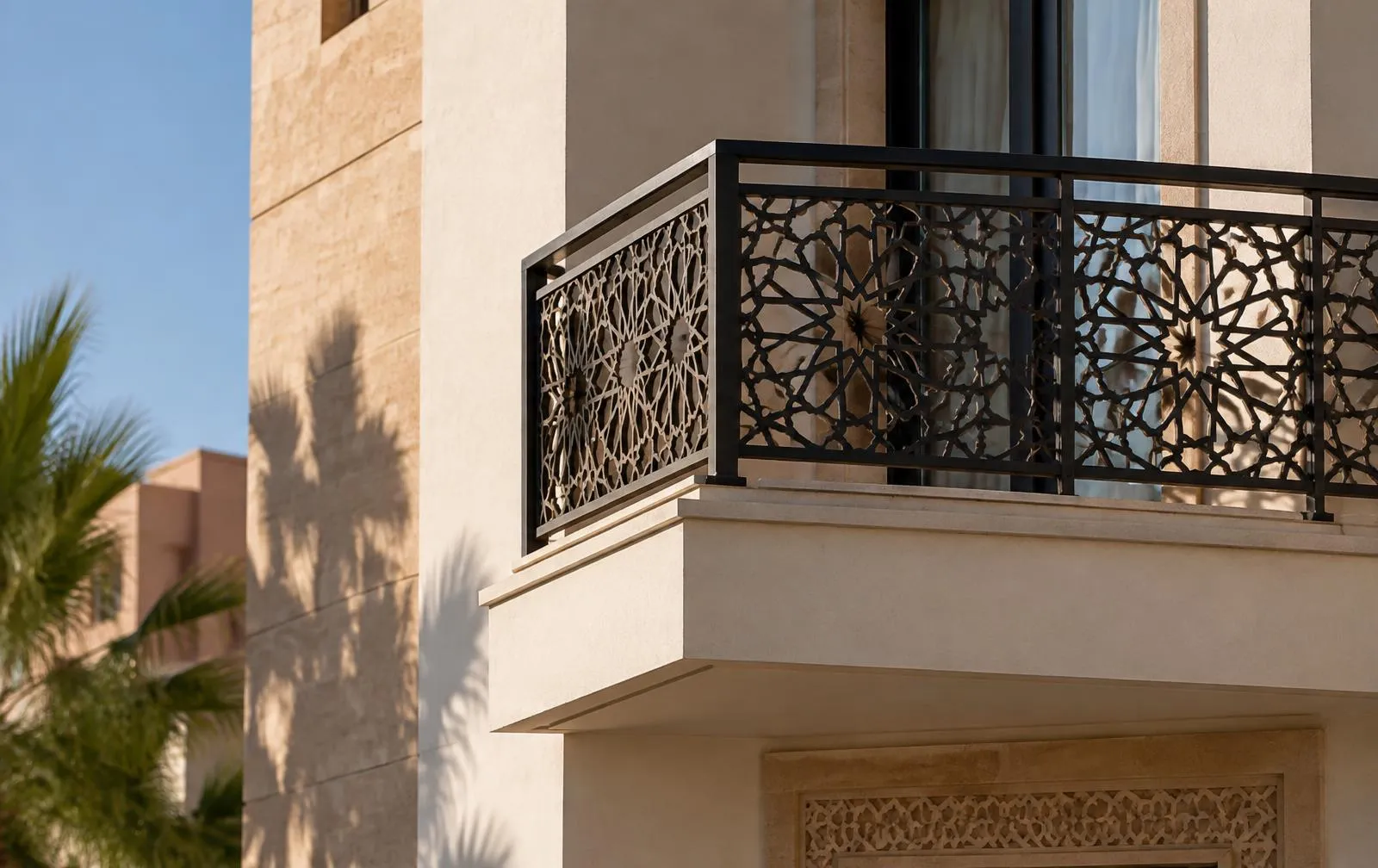 Détail de finition en façade