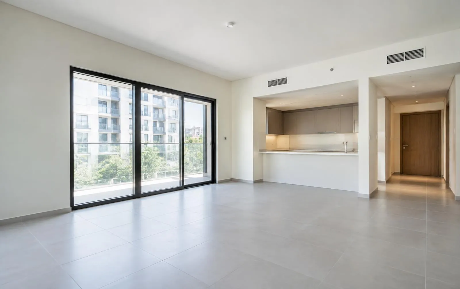 Intérieur d’un appartement livré